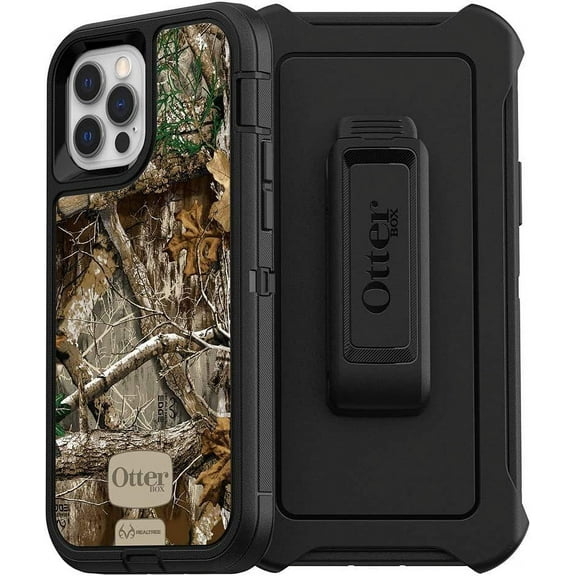OtterBox Defender Series Case for iPhone 12 & 12 Pro, Realtree Edge Graphic