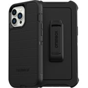 OtterBox Defender Series Screenless Edition Case for iPhone 13 Pro Max & iPhone 12 Pro Max Only - Holster Clip Included - Microbial Defense Protection - Non-Retail Packaging - Black