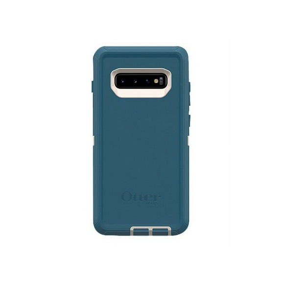 OtterBox Defender Series - Screenless Edition - back cover for cell phone - polycarbonate, synthetic rubber - big sur blue - for Samsung Galaxy S10+