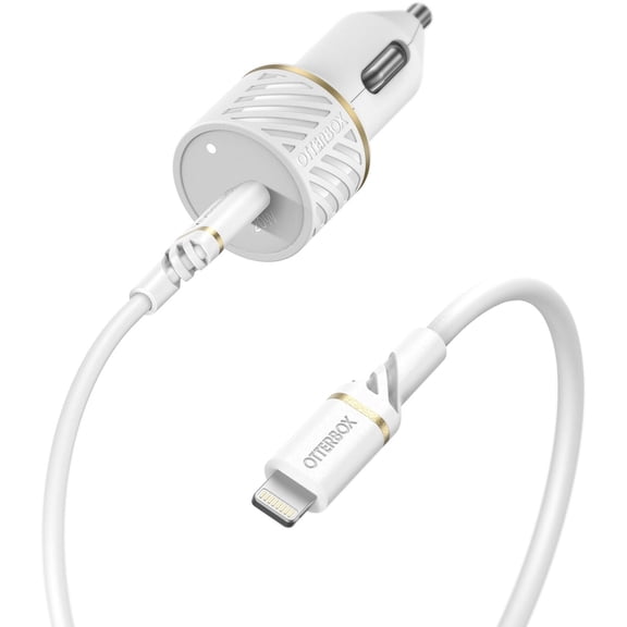 OtterBox Fast Charge Lightning to USB-C Car Charging Kit, 20W