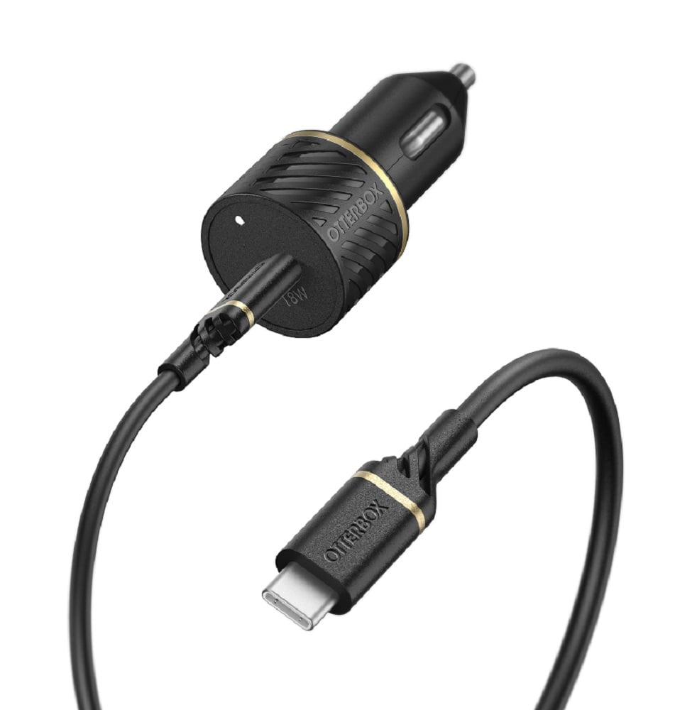 OtterBox Fast Charge USB-C to USB-C Car Charging Kit, 20W 78-80477