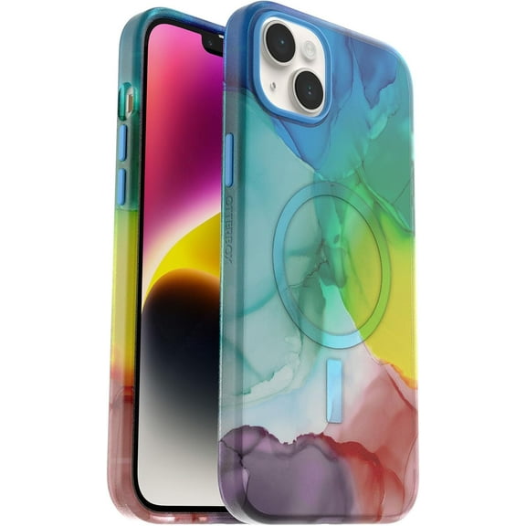 OtterBox - Ultra-Slim iPhone 14 Plus Case (ONLY) - Made for Apple MagSafe, Artistic Protective Phone Case with Soft-Touch Material for Comfort (Birdwing)