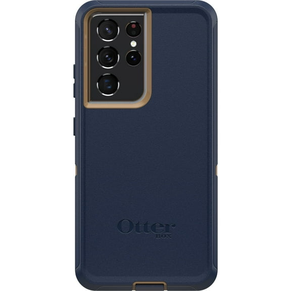 OtterBox Galaxy S21 Ultra 5G (Only) - Defender Series Screenless Edition Case - Blue Suede Shoes - Case Only - Non-Retail Packaging
