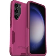 OtterBox Galaxy S23 Only - Commuter Series Case - Into The Fuchsia Pink, Slim & Tough, Pocket - Friendly - with Port Protection - Non-Retail Packaging