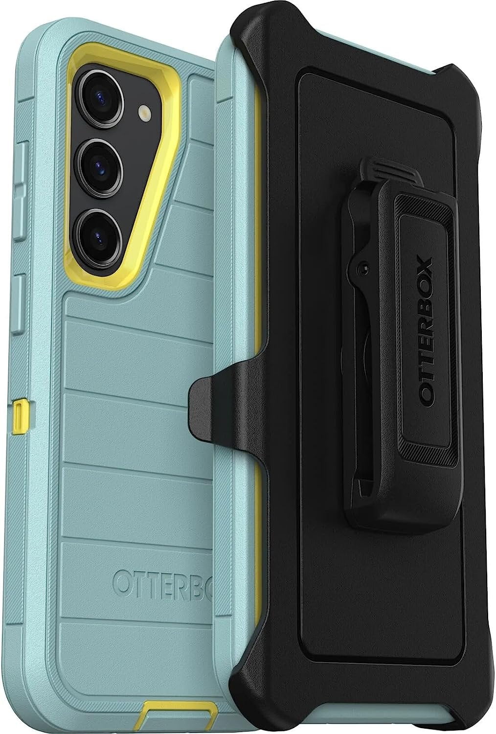 OtterBox Galaxy S23 Only - Defender Series Case - Sails and Sun, Rugged & Durable - with Port Protection - Includes Holster Clip Kickstand - Microbial Defense Protection - Non-Retail Packaging