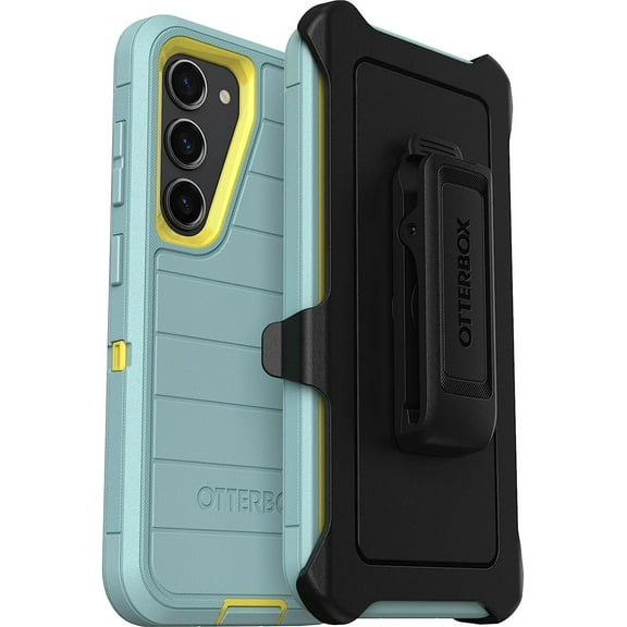 OtterBox Galaxy S23 Only - Defender Series Case - Sails and Sun, Rugged & Durable - with Port Protection - Includes Holster Clip Kickstand - Microbial Defense Protection - Non-Retail Packaging