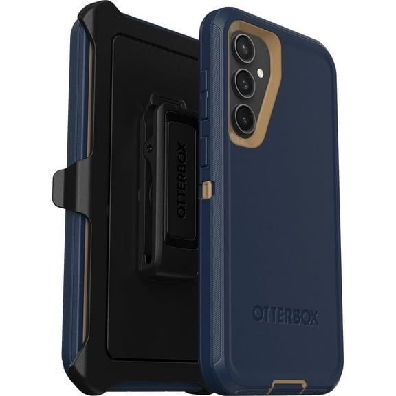 OtterBox Galaxy S23 FE Only - Defender Series Case - Blue Suede Shoes - Rugged & Durable - with Port Protection - Holster Clip Included - Non-Retail Packaging