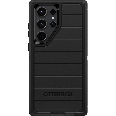 OtterBox Galaxy S23 Ultra Only - Defender Series Case - Black, Rugged & Durable - with Port Protection - Case Only - Microbial Defense Protection - Non-Retail Packaging