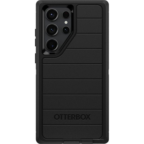 OtterBox Galaxy S23 Ultra Only - Defender Series Case - Black, Rugged & Durable - with Port Protection - Case Only - Microbial Defense Protection - Non-Retail Packaging