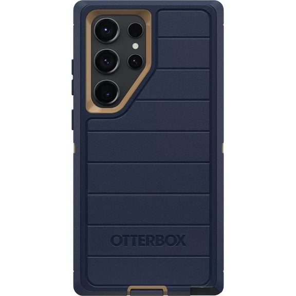 OtterBox Galaxy S23 Ultra (Only) - Defender Series Pro Case - Blue Suede Shoes - Rugged & Durable - with Port Protection - Case Only - Non-Retail Packaging