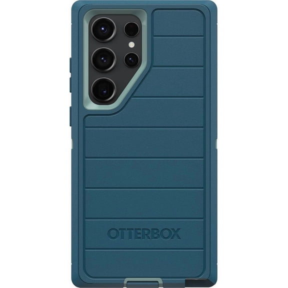OtterBox Galaxy S23 Ultra (Only) - Defender Series Pro Case - Manoeuvre (Blue) - Rugged & Durable - with Port Protection - Case Only - Non-Retail Packaging