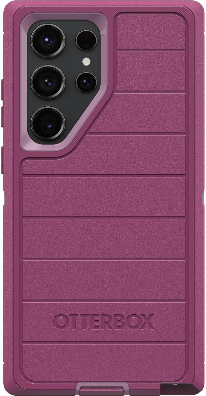 OtterBox Galaxy S23 Ultra (Only) - Defender Series Pro Case - Morning Sky (Pink) - Rugged & Durable - with Port Protection - Case Only - Non-Retail Packaging