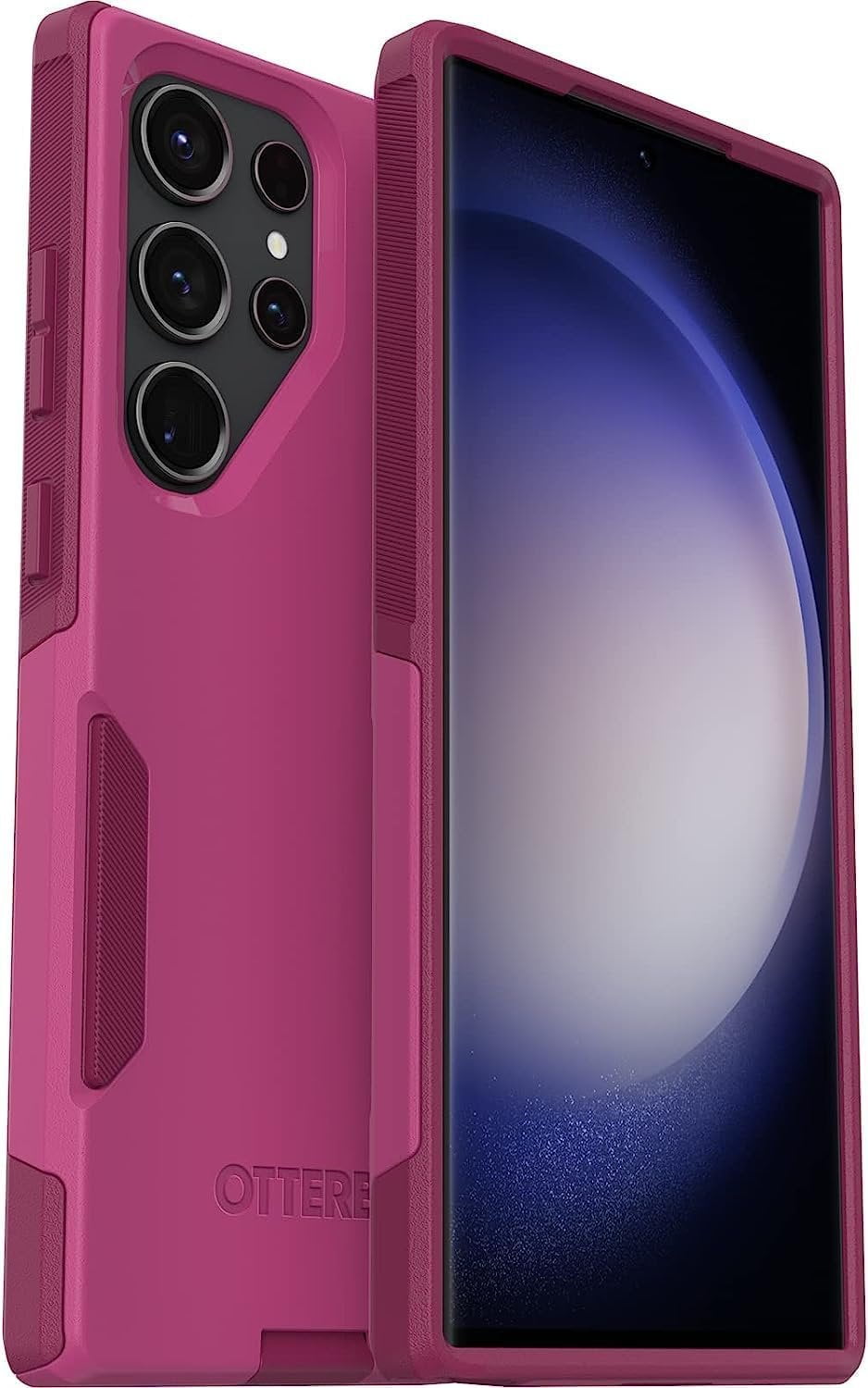 OtterBox Galaxy S23 Ultra Slim & Tough Commuter Series Case Samsung, Into The Fuchsia Pink