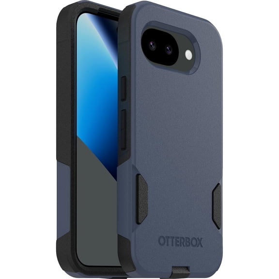 OtterBox Google Pixel 10a Commuter Series Case - Blue & Black, Slim & Tough, Pocket-Friendly, with Port Protection