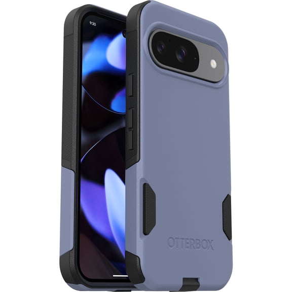 OtterBox Google Pixel 9 & 9 Pro Commuter Series Case -Purple/Black Ultra-Sleek, Wireless Charging Compatible, Raised Edges Protect Camera & Screen