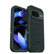 OtterBox Google Pixel 9 & Pixel 9 Pro Only - Defender Series Case - Sagebrush Green - Rugged & Durable - with Port Protection - Includes Holster Clip Kickstand - Microbial Defense Protection