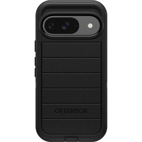 OtterBox Google Pixel 9 & Pixel 9 Pro (Only) - Defender Series Pro Case - Black - Case Only - Rugged & Durable - with Port Protection - Non-Retail Packaging