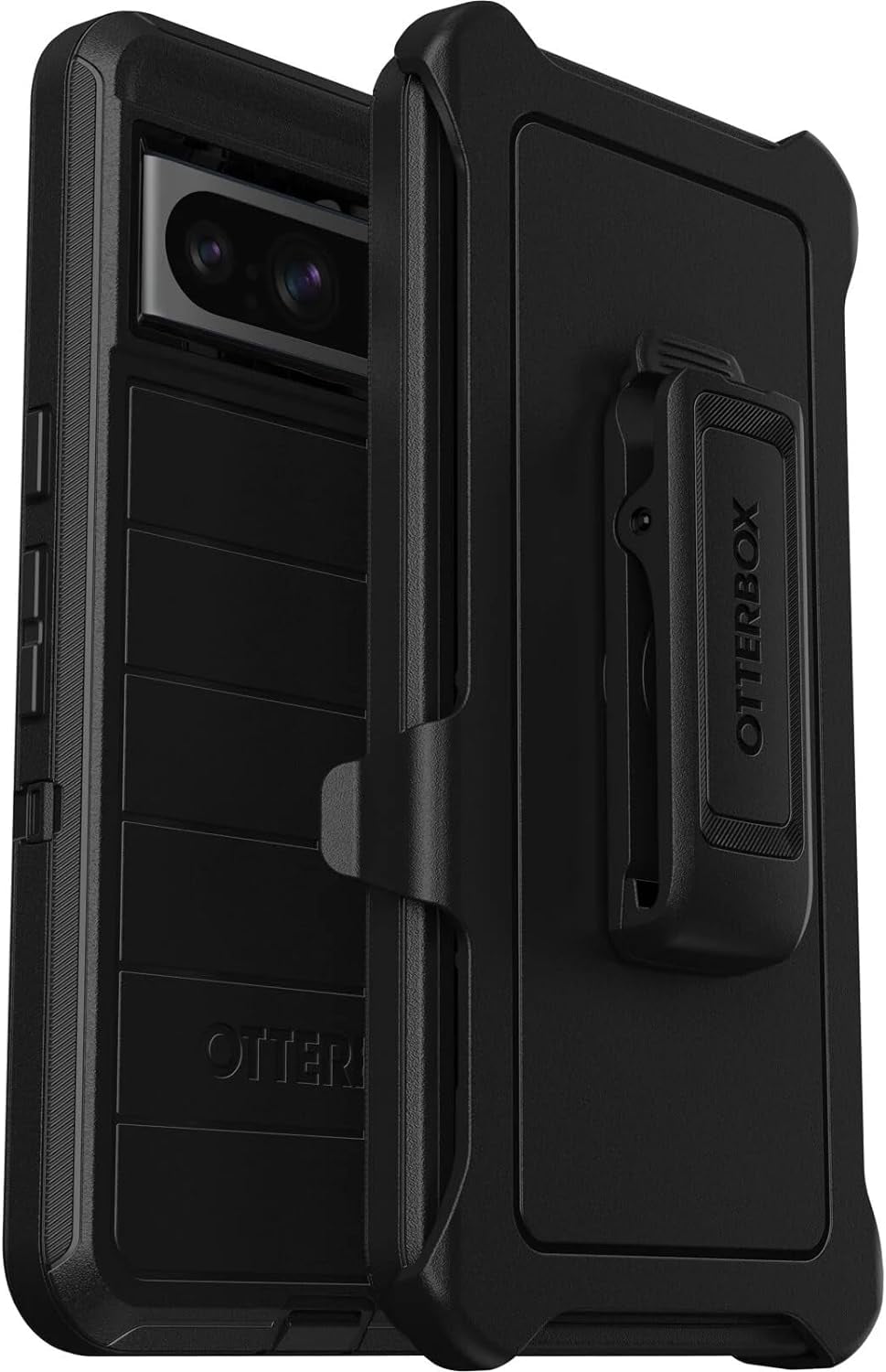 OtterBox Holster Cell Phone Case with Belt Clip for Google Pixel 8 Pro, Black