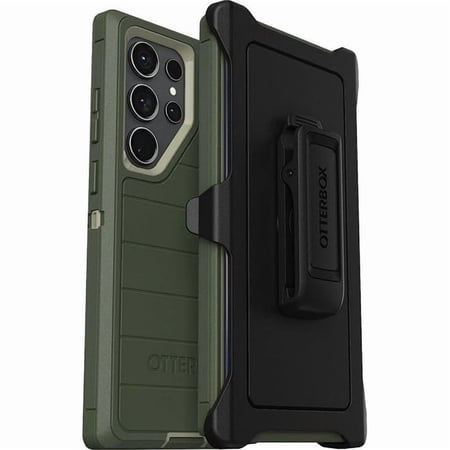 OtterBox Kickstand Rugged Cell Phone Case for Samsung Galaxy S23 Ultra, Green