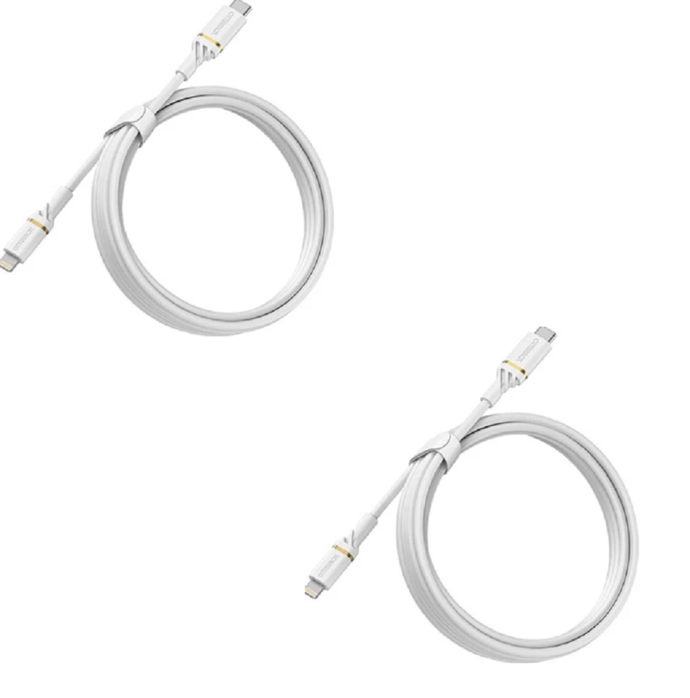 OtterBox Fast Charge Lightning To USB-C Cable - 2 Meter Braided Nylon, 60W Power Delivery, Compatible With IPhone & IPad