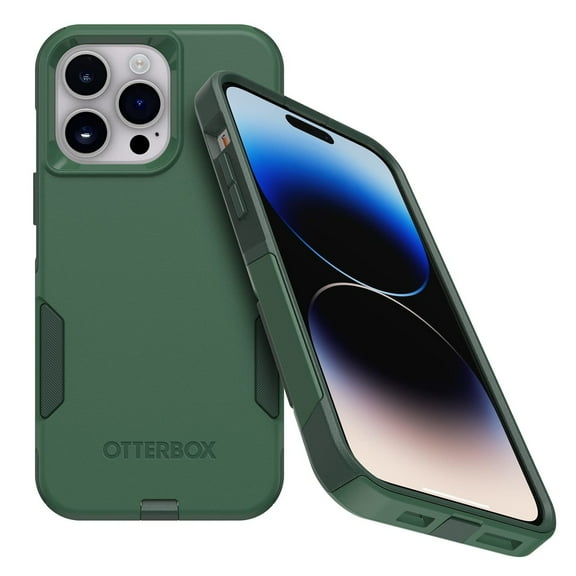 OtterBox MagSafe Compatible Back Cover Cell Phone Case for iPhone 14 Pro Max, Trees Company Green