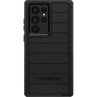 OtterBox Microbial Defender Cell Phone Case for Samsung Galaxy S22 Ultra, Black