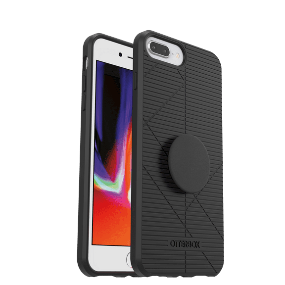 OtterBox Otter+Pop Reflex Series Phone Case for Apple iPhone 8+, iPhone 7+ - Black
