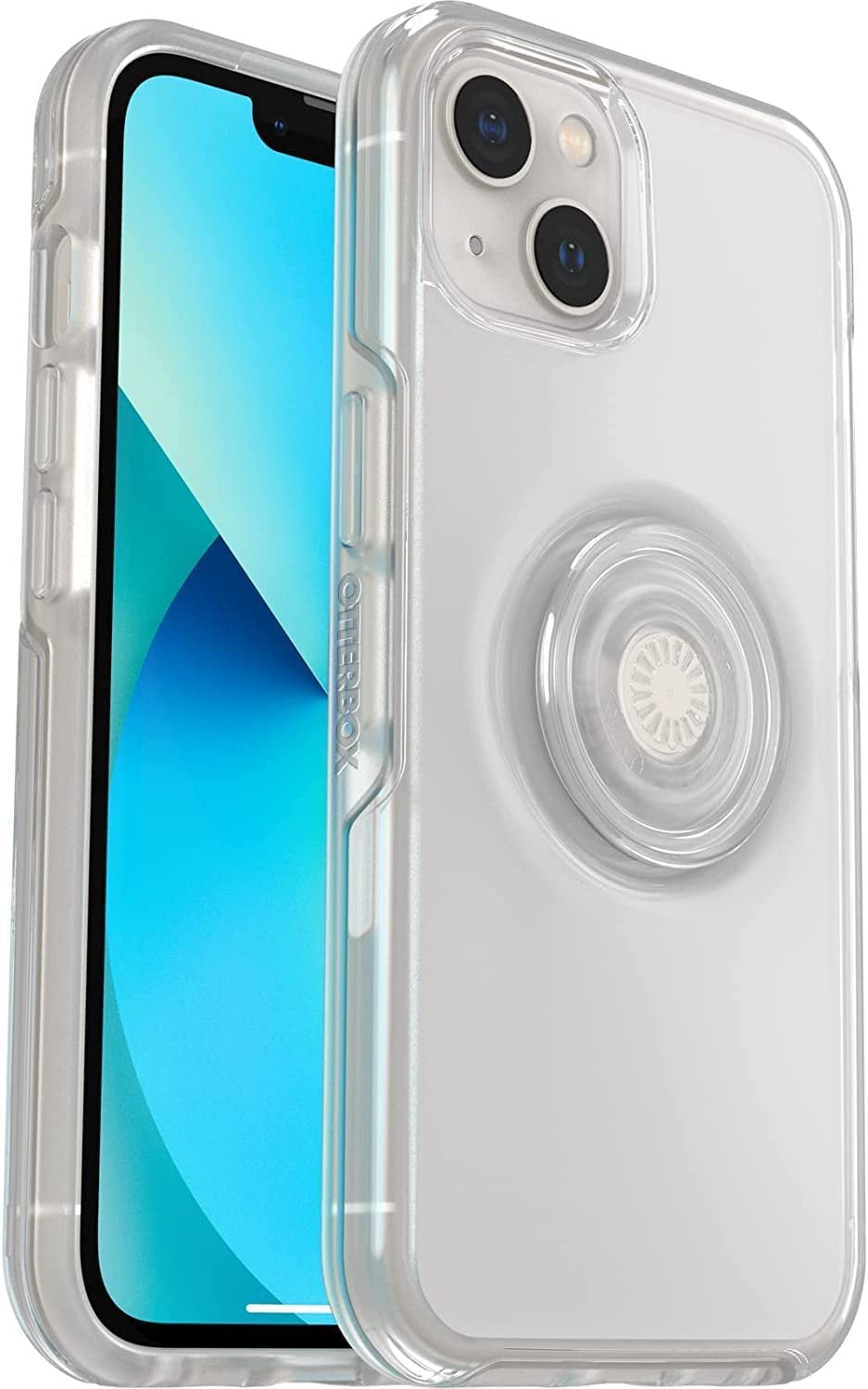 OtterBox + Pop Symmetry Clear Series Case for iPhone 13 Only - Non-Retail Packaging - Clear