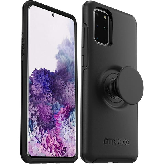 OtterBox + Pop Symmetry Series Case for Samsung Galaxy S20 Plus & S20 Plus 5G, Black