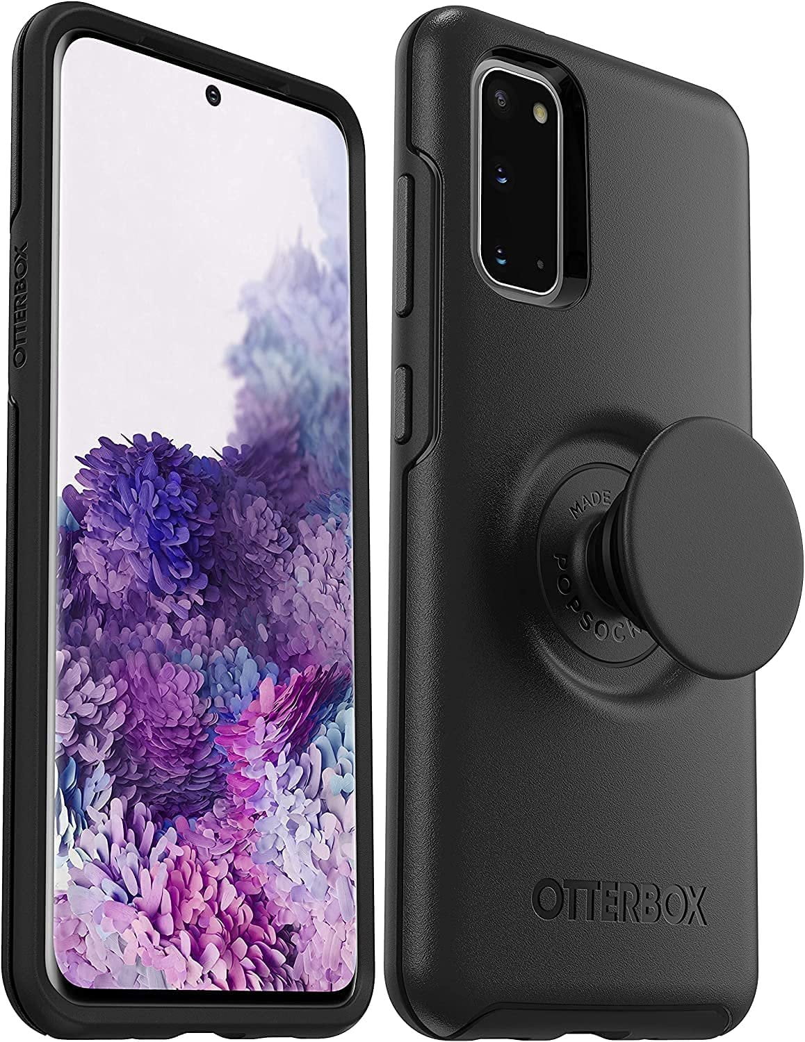 OtterBox + Pop Symmetry Series Case for Samsung Galaxy S20 \u0026 S20 5G NOT Plus/Ultra/FE Non-Retail Packaging - Black