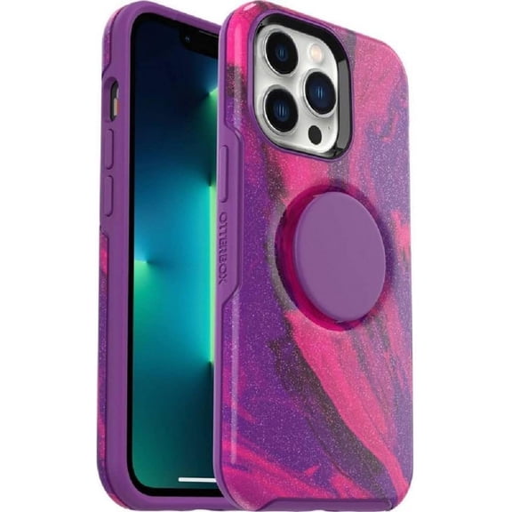 OtterBox + Pop Symmetry Series Case for iPhone 13 Pro ONLY Non-Retail Packaging Berry Flow
