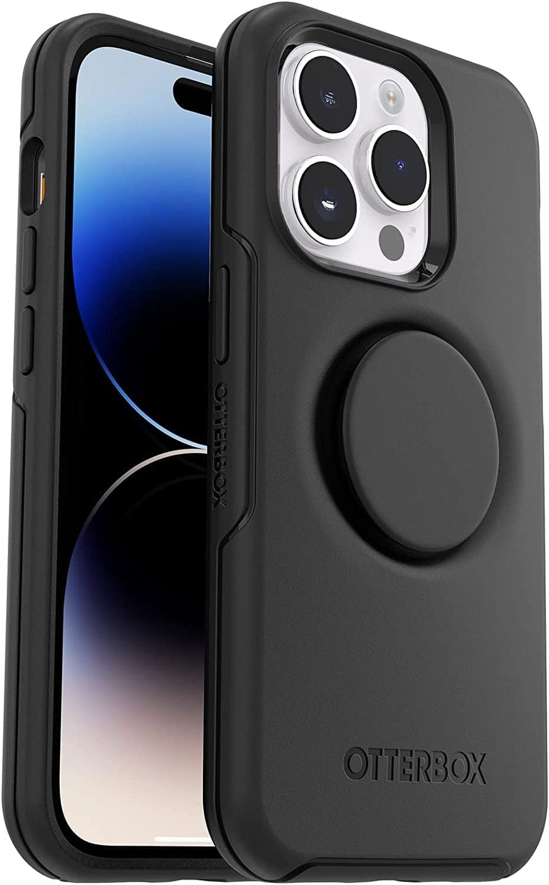 OtterBox + Pop Symmetry Series Case for iPhone 14 Pro Max, Black