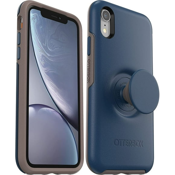 OtterBox + Pop Symmetry Series Case for iPhone XR NOT X/Xs/Xs Max Non-Retail Packaging - Go to Blue