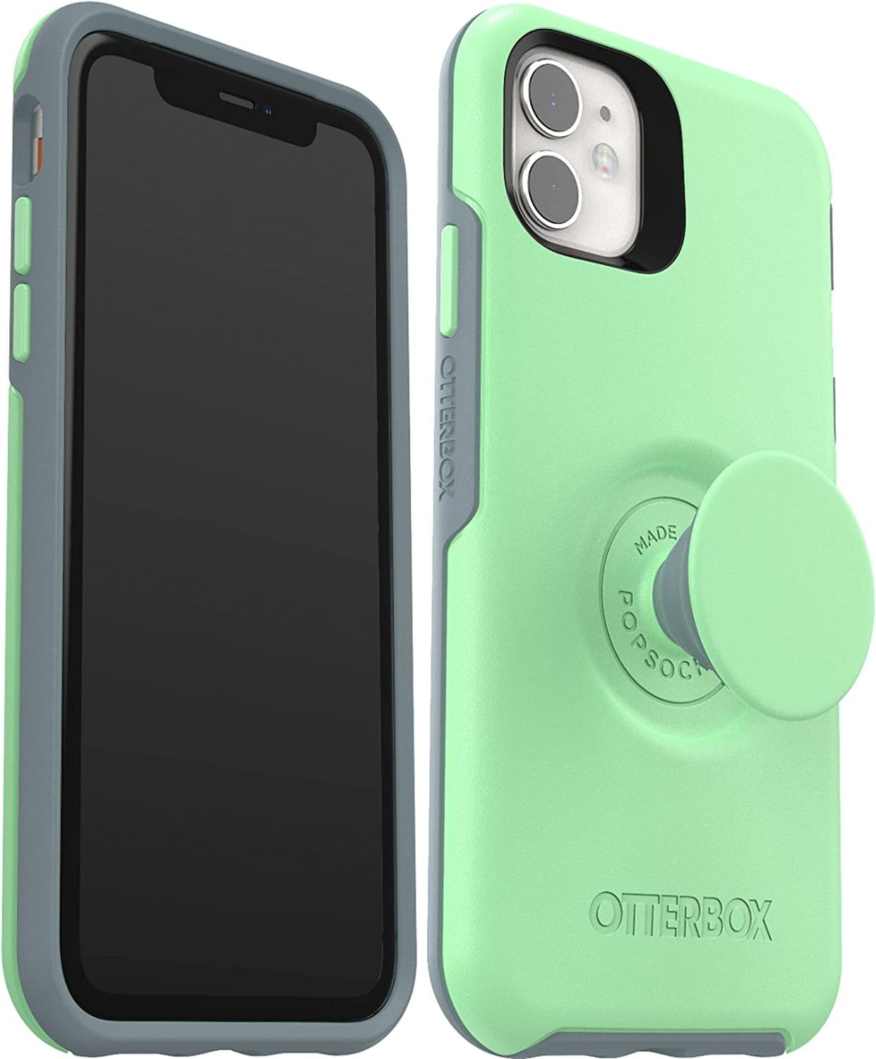 OtterBox Pop Symmetry Slim Cell Phone Case for Apple iPhone 11, Mint