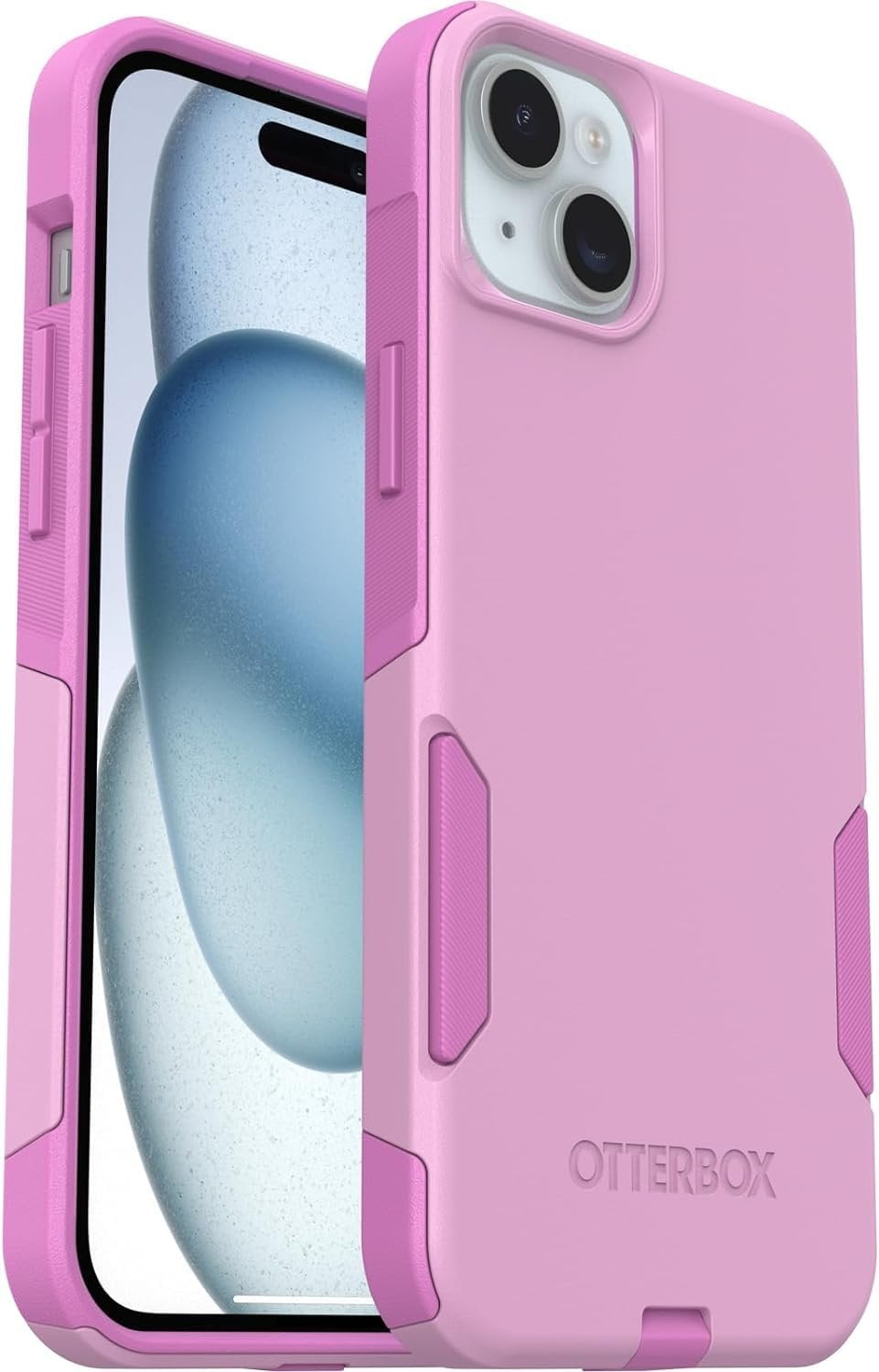 OtterBox Port Protection Slim Case for iPhone 15 Plus/14 Plus, Run Wildflower Pink