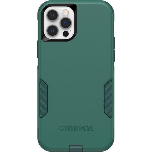 OtterBox Port Protection Slim Cell Phone Case for Apple iPhone 12/12 Pro, Green
