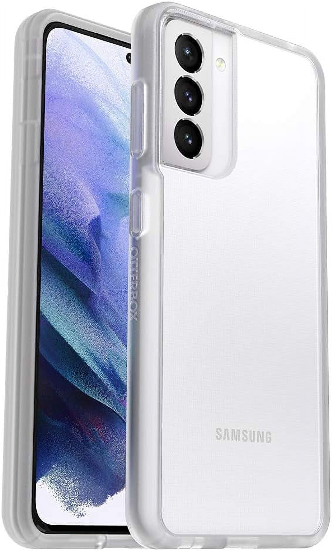OtterBox Back Cover Cell Phone Case for Samsung Galaxy S21 5G, Clear