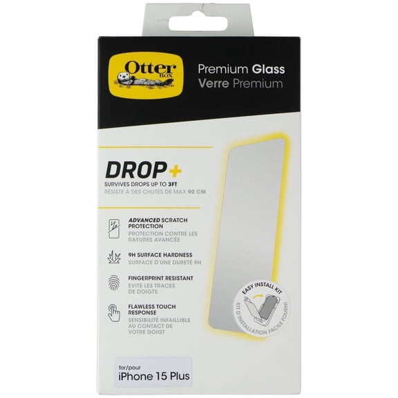 OtterBox Premium Glass - Screen Protector for iPhone 15 Plus
