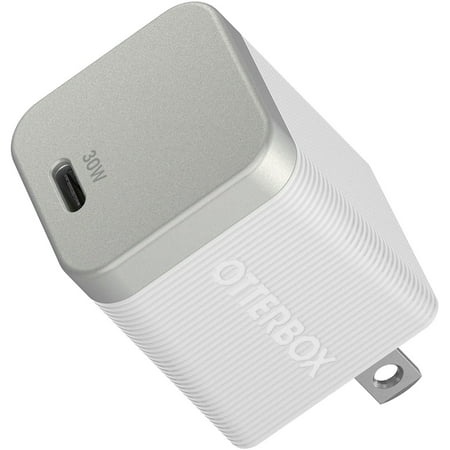 OtterBox Premium Pro Fast Charge USB-C Wall Charger - 30W Single Port - Lunar Light (White)