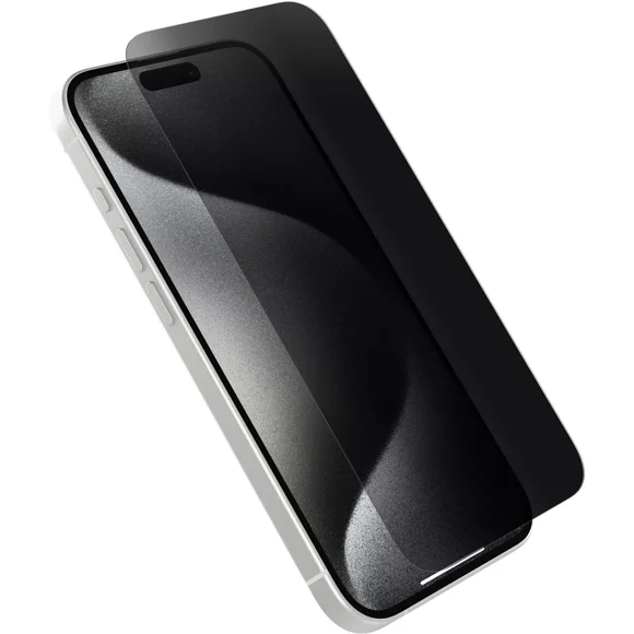 OtterBox - Premium Pro Glass Screen Protector Blue Light Guard Antimicrobial for Apple iPhone 15 Pro - Clear