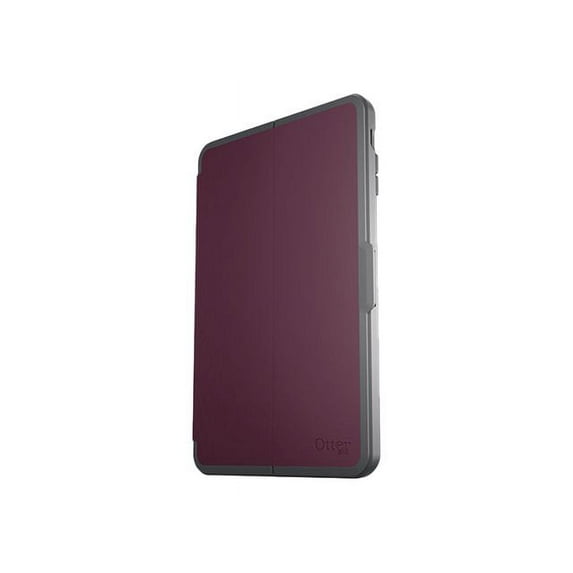 OtterBox Profile Series Strong and Slim - Flip cover for tablet - polyurethane, polycarbonate, rubber - midnight merlot