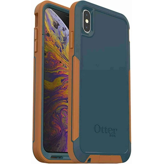 OtterBox Pursuit Series Case for Apple iPhone XS Max - Autumn Lake Blue/Brown