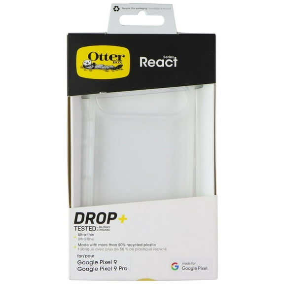 OtterBox React Series Case for Google Pixel 9/9 Pro - Clear