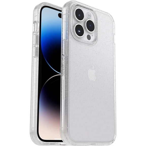 OtterBox Symmetry Clear Series Case for iPhone 14 Pro Max Only - Non-Retail Packaging - Stardust Clear Glitter