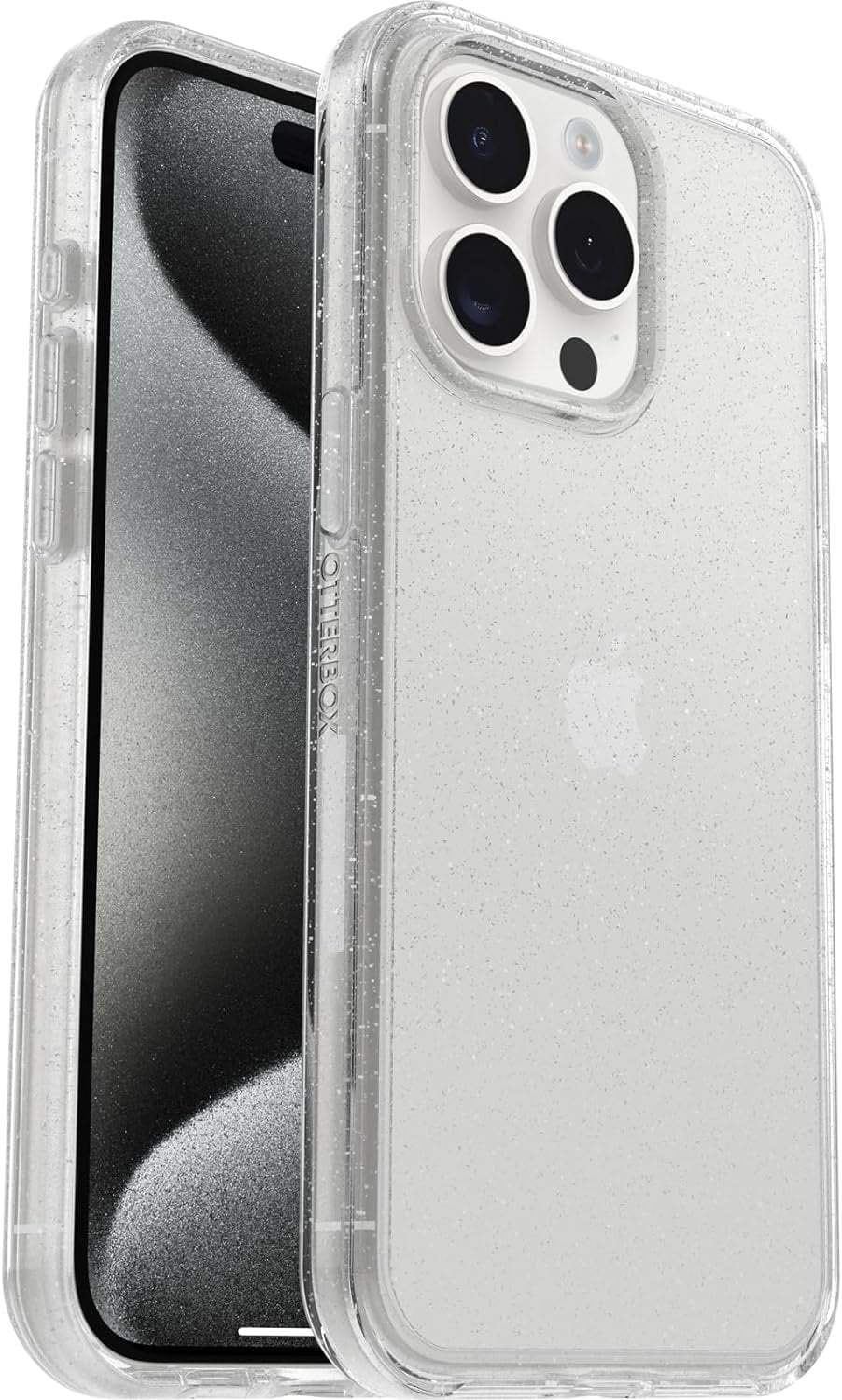 OtterBox SYMMETRY SERIES Case for iPhone 15 Pro Max - Stardust Clear Glitter