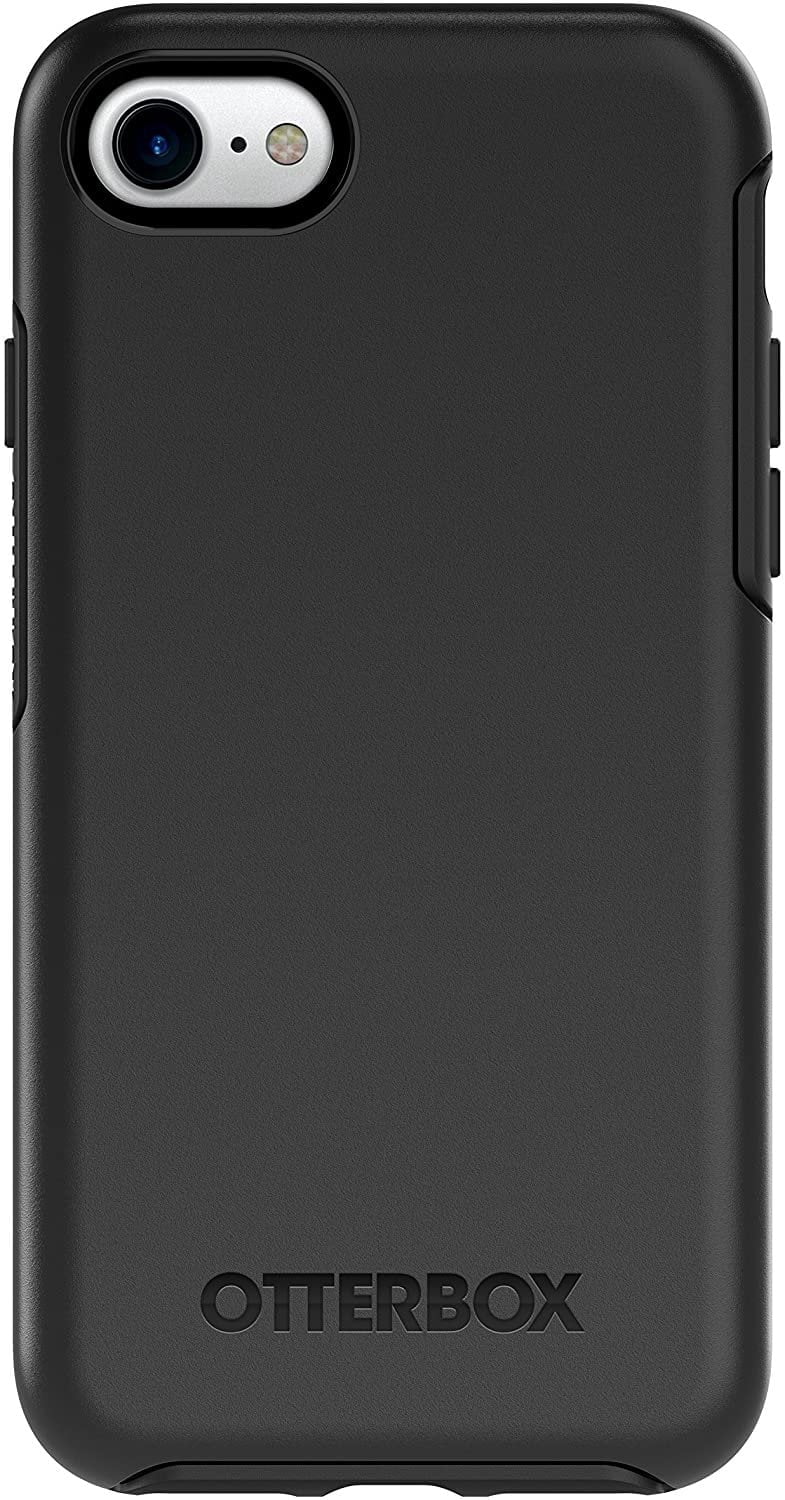 OtterBox SYMMETRY SERIES Case for iPhone SE (2nd gen - 2020) and iPhone 8/7 (NOT PLUS) - Retail Packaging - BLACK