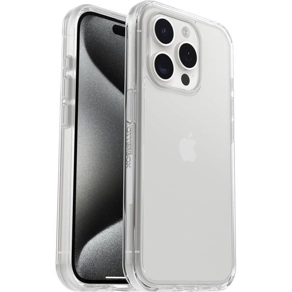 OtterBox SYMMETRY SERIES MagSafe Clear Case for Apple iPhone 15 Pro - Clear (New)
