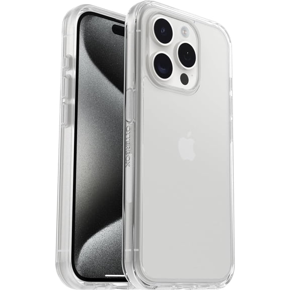 OtterBox SYMMETRY SERIES MagSafe Clear Case for Apple iPhone 15 Pro - Clear (New)