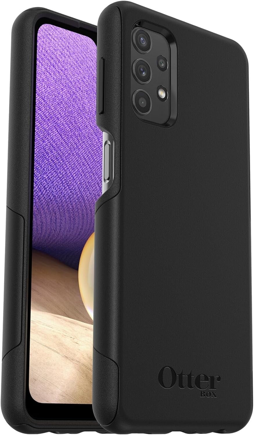 Samsung Galaxy A32 ブラック スマホケース付き OtterBox Samsung Galaxy A32 5G Case, Commuter Series Lite, Black