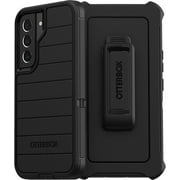 OtterBox Samsung Galaxy S22 (Only) - Defender Series Pro Case - Black - Screenless Edition - Holster Clip Included - Non-Retail Packaging